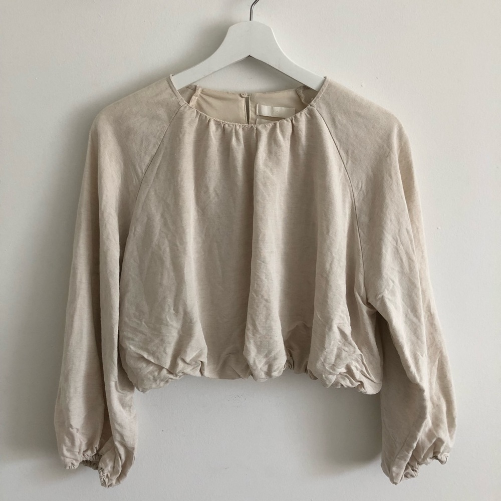 H&M small romantic crop top